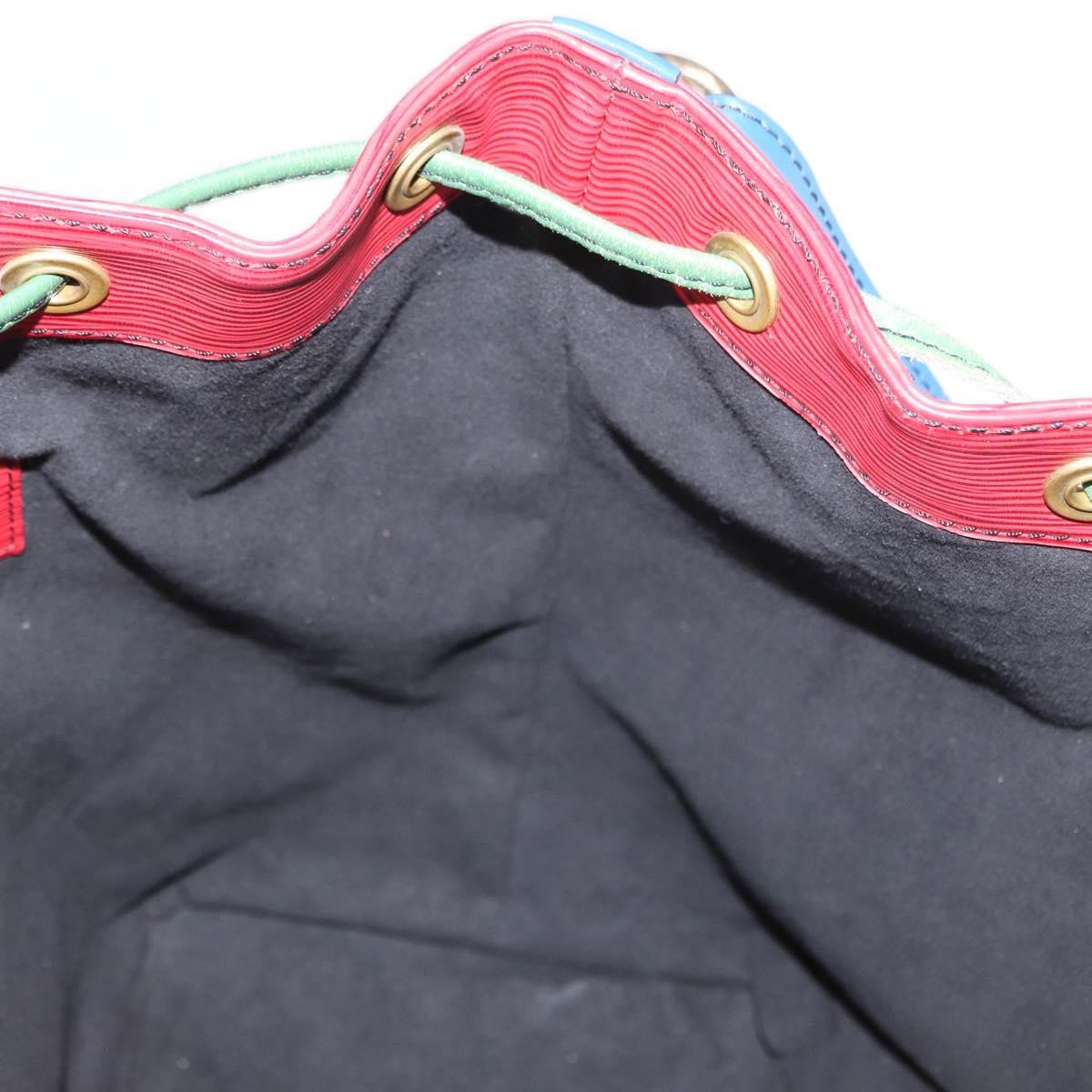 Louis Vuitton Tricolor Noe Epi Leather Red Leather Shoulder Bag Bag (Pre-Owned)