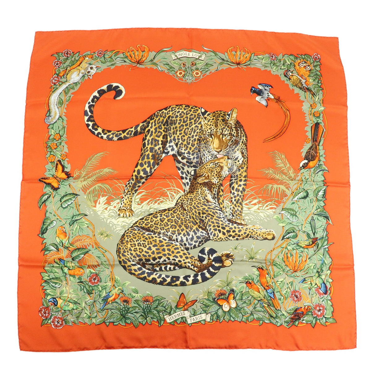 Hermes Carré 90 Silk Multicolor Multicolour Silk Scarve & Shawl Accessory (Pre-Owned)