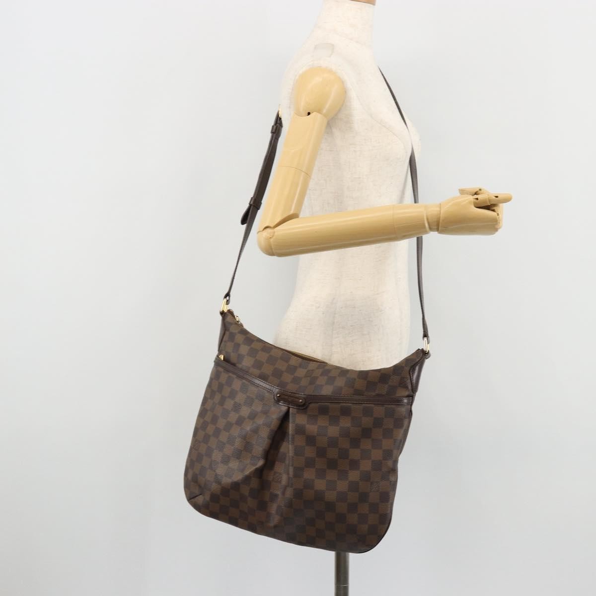 Louis Vuitton Bloomsbury Damier Ebene Brown Canvas Handbag (Pre-Owned)