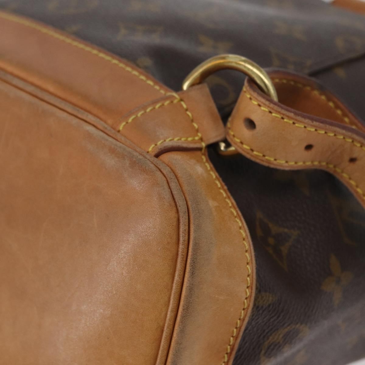 Louis Vuitton Vintage Montsouris Monogram Canvas Brown Canvas Backpack Bag (Pre-Owned)