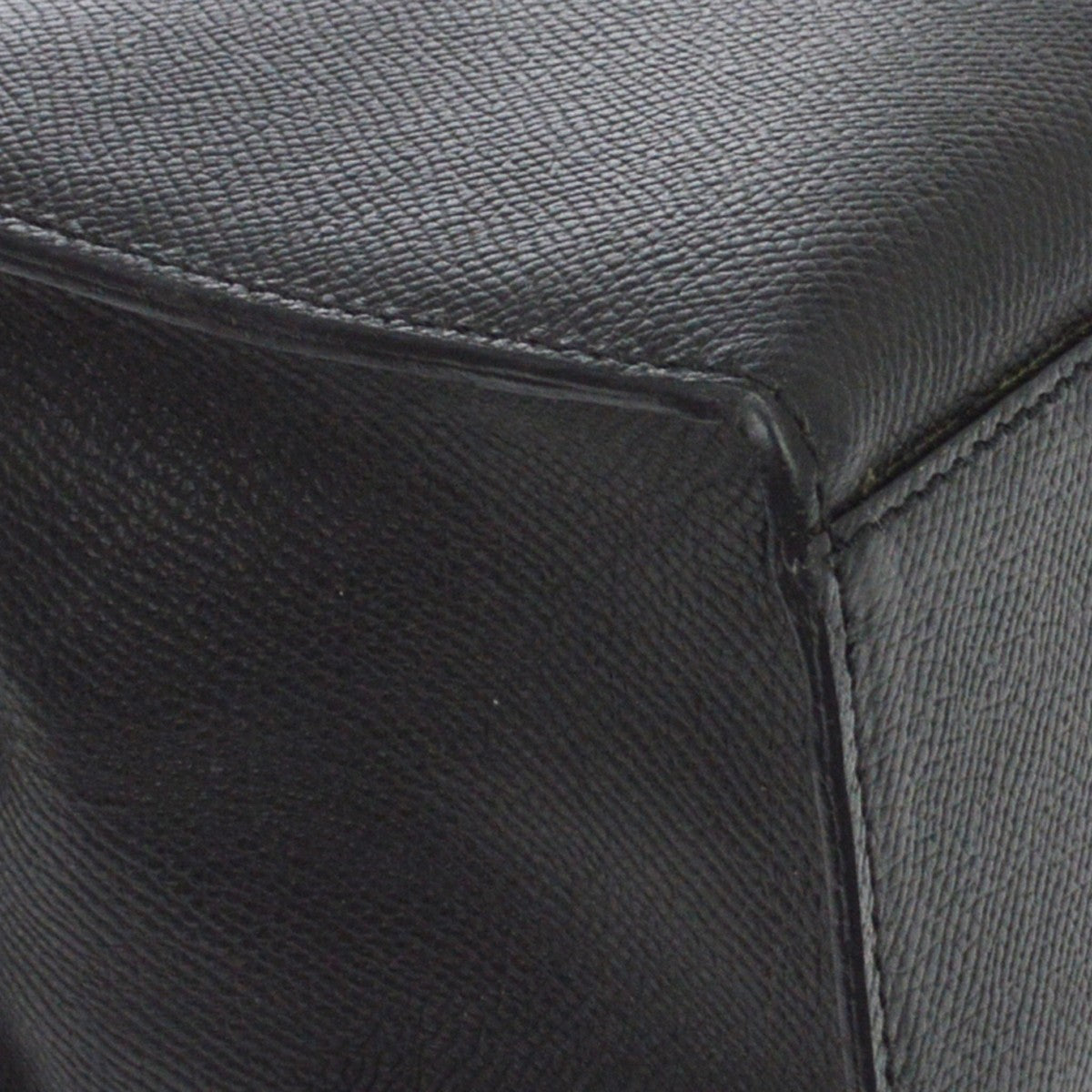 Celine Vintage Turnlock Leather Black Leather Shoulder Bag Bag (Pre-Owned)