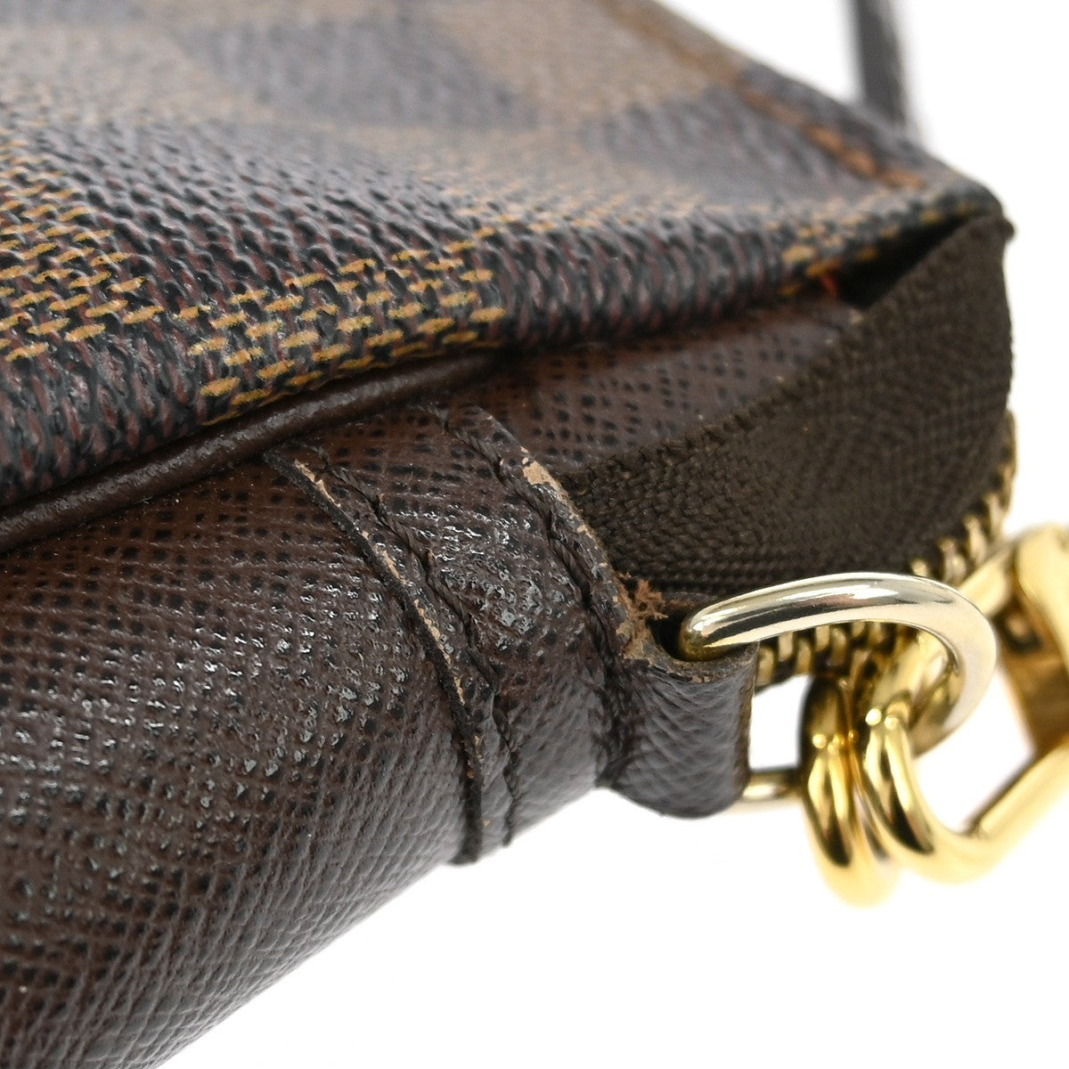 Louis Vuitton Trousse Make Up Damier Canvas Brown Canvas Clutche & Pouche Bag (Pre-Owned)