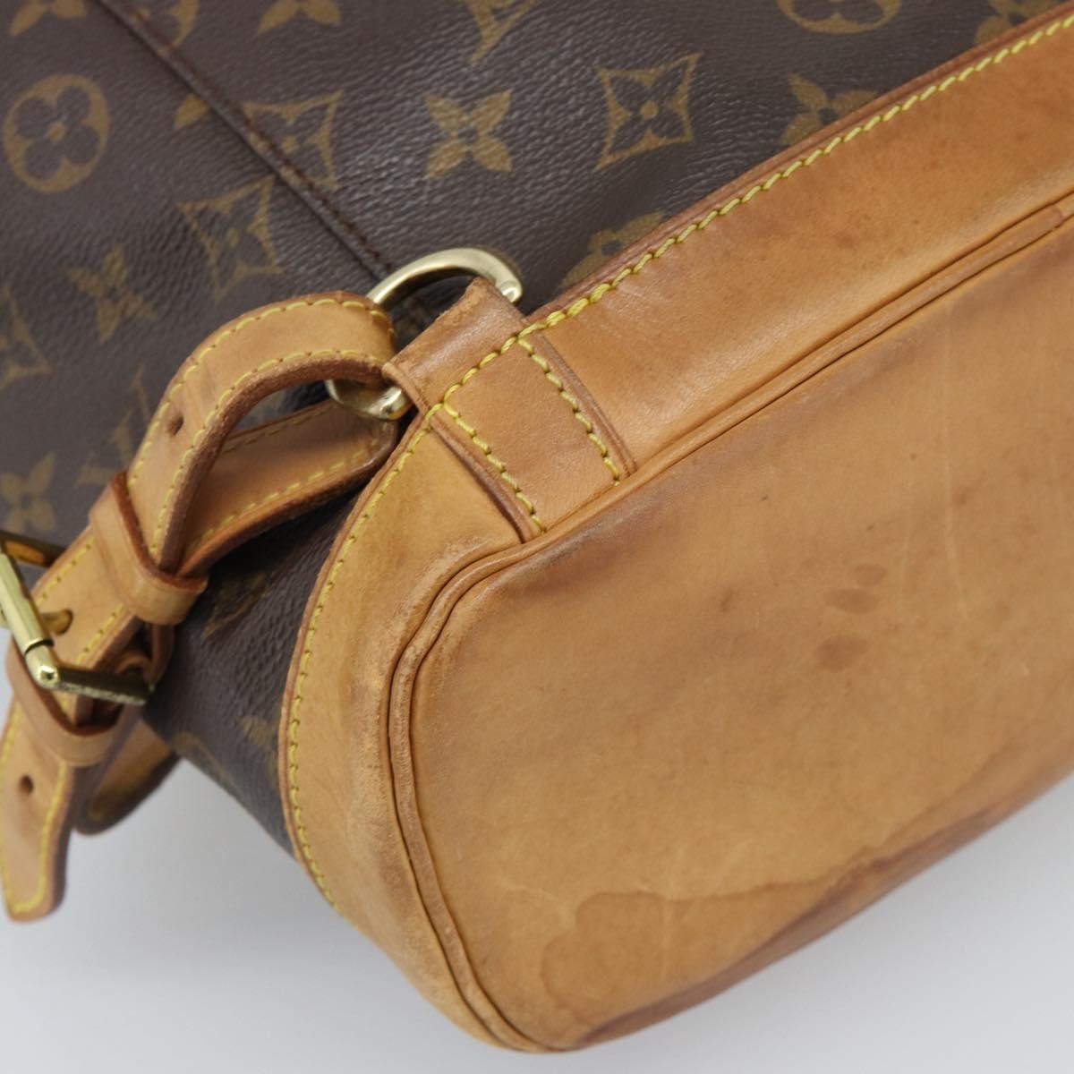 Louis Vuitton Vintage Montsouris Monogram Canvas Brown Canvas Backpack Bag (Pre-Owned)