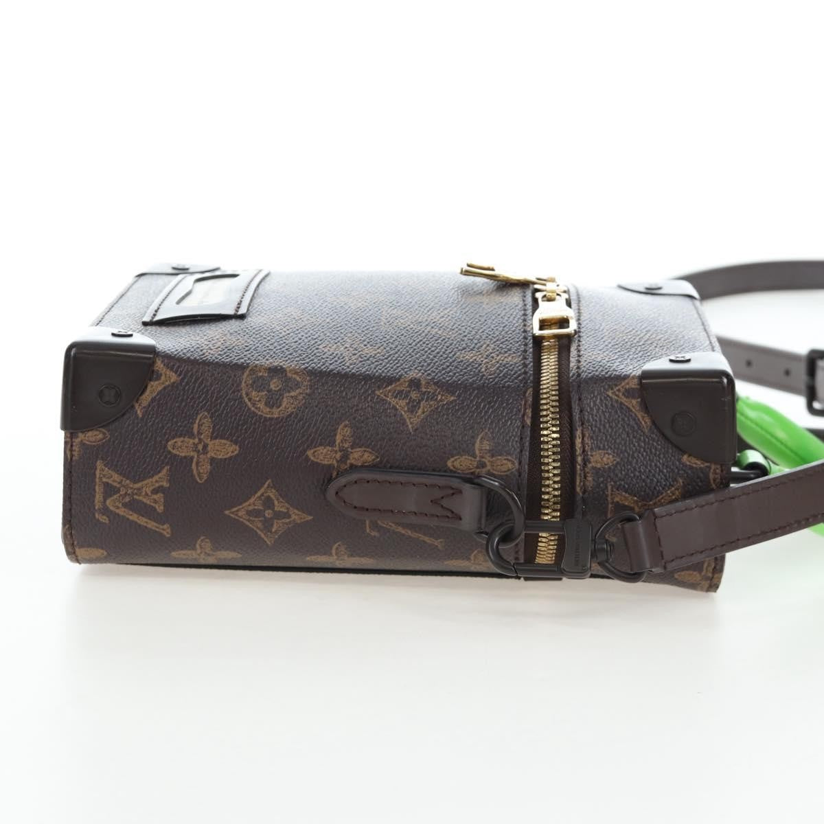 Louis Vuitton Vertical Box Trunk No.7 Trunk L'oeil Vintage Monogram Canvas Brown Canvas Handbag (Pre-Owned)