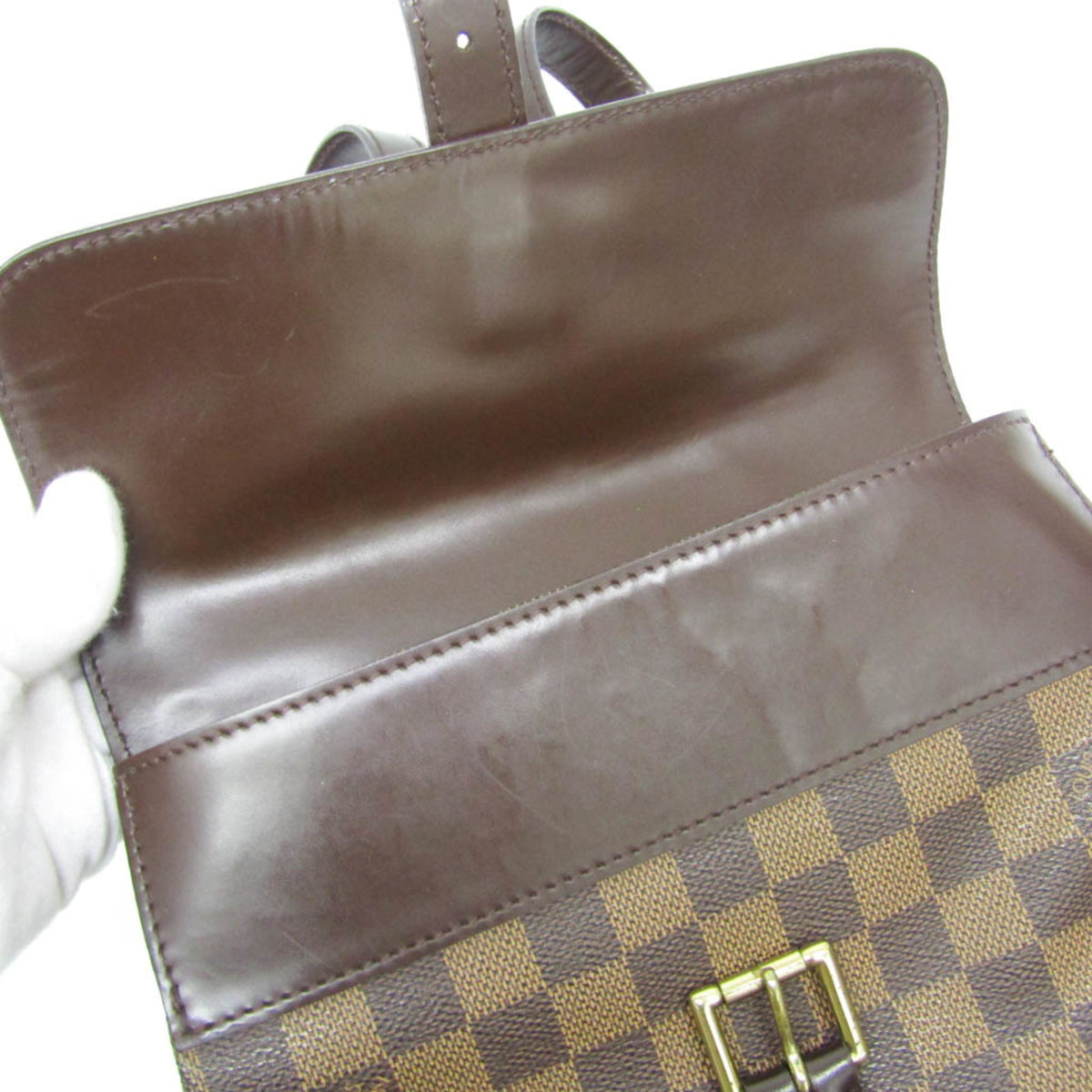 Louis Vuitton Soho Damier Brown Canvas Backpack Bag (Pre-Owned)