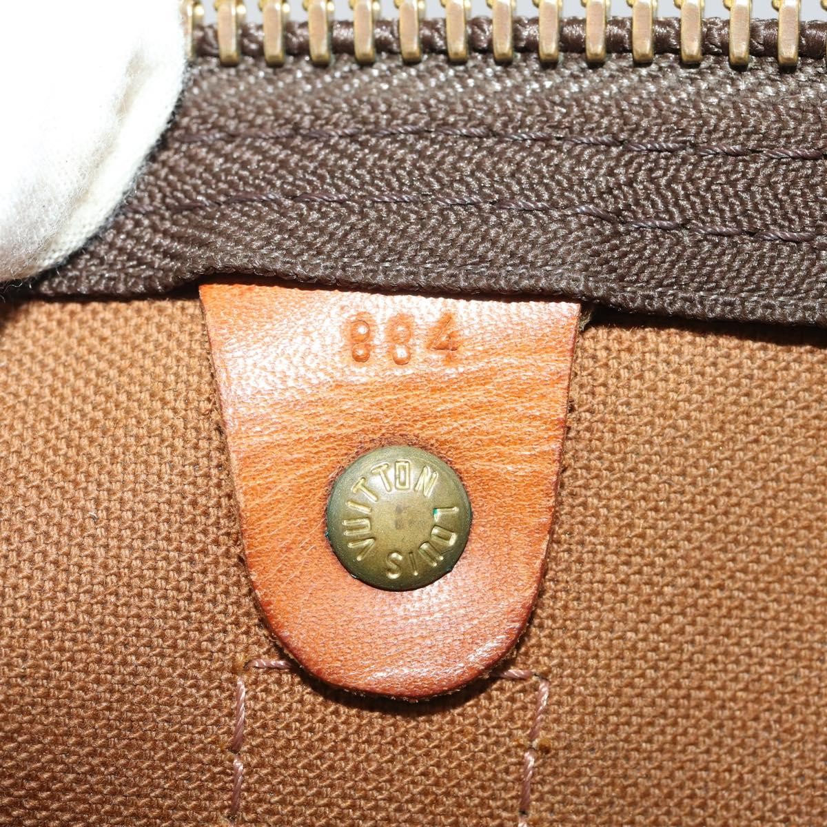 Louis Vuitton Keepall Monogram Brown Canvas Travel Bag Bag (Pre-Owned)