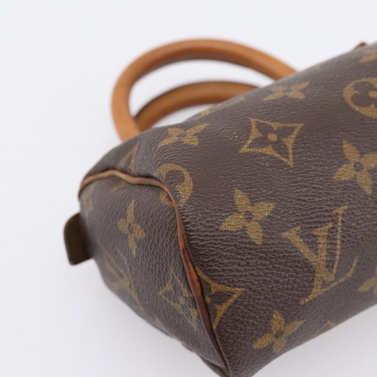 Louis Vuitton Speedy Mini Hl Monogram Canvas Brown Canvas Handbag (Pre-Owned)