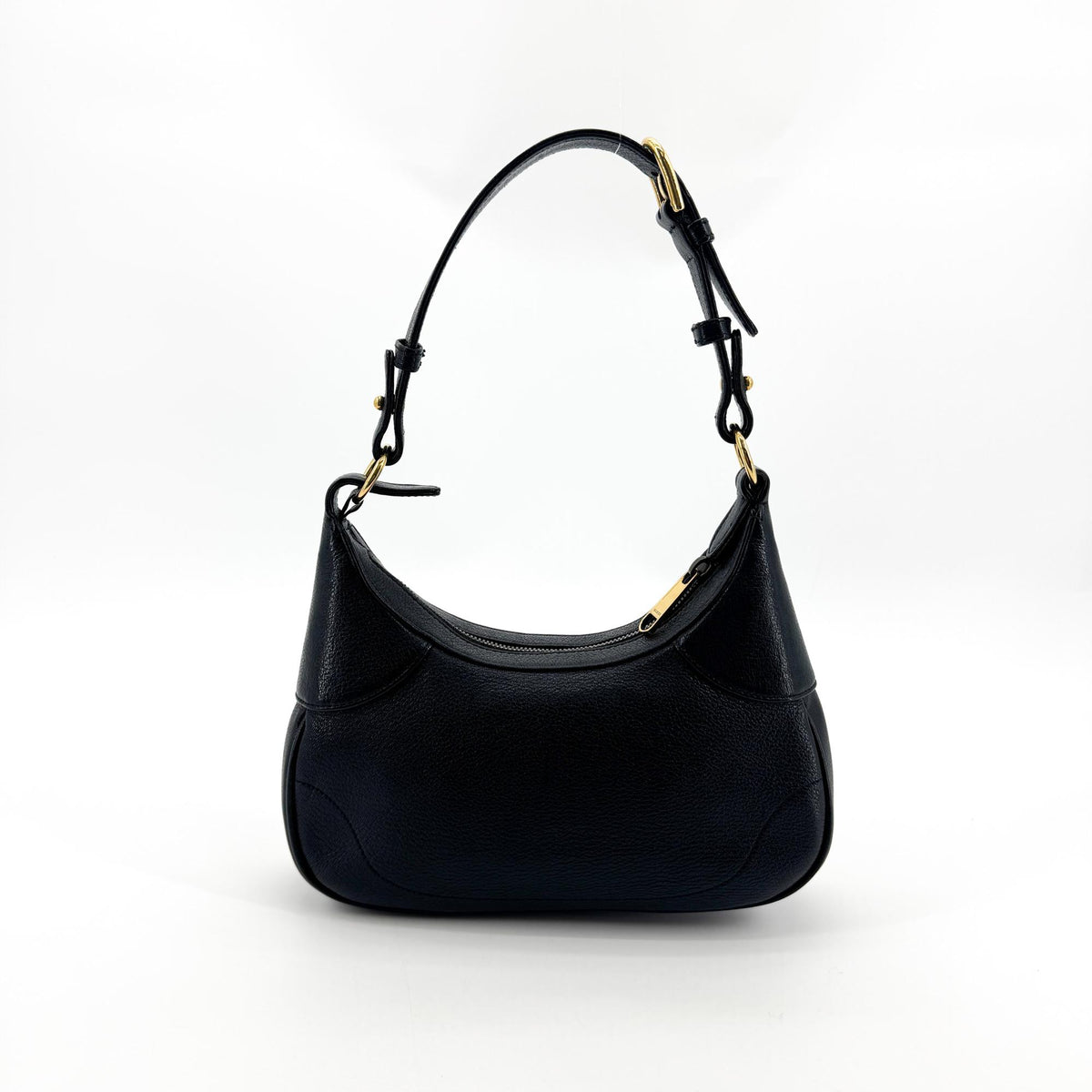 Gucci Aphrodite Leather Black Leather Shoulder Bag Bag (Pre-Owned)