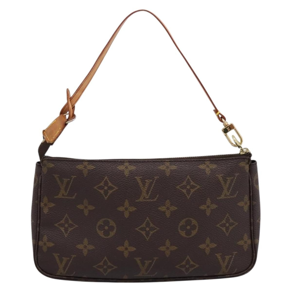 Louis Vuitton Pochette Accessoires Nm Monogram Canvas Brown Canvas Clutche & Pouche Bag (Pre-Owned)