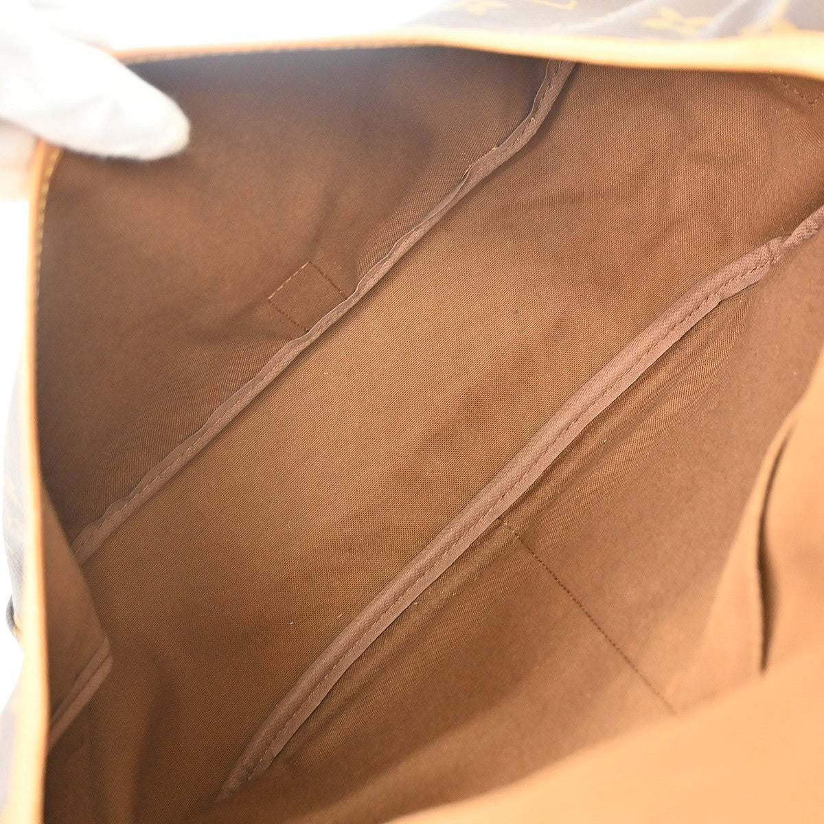 Louis Vuitton Saumur Monogram Canvas Brown Canvas Shoulder Bag Bag (Pre-Owned)