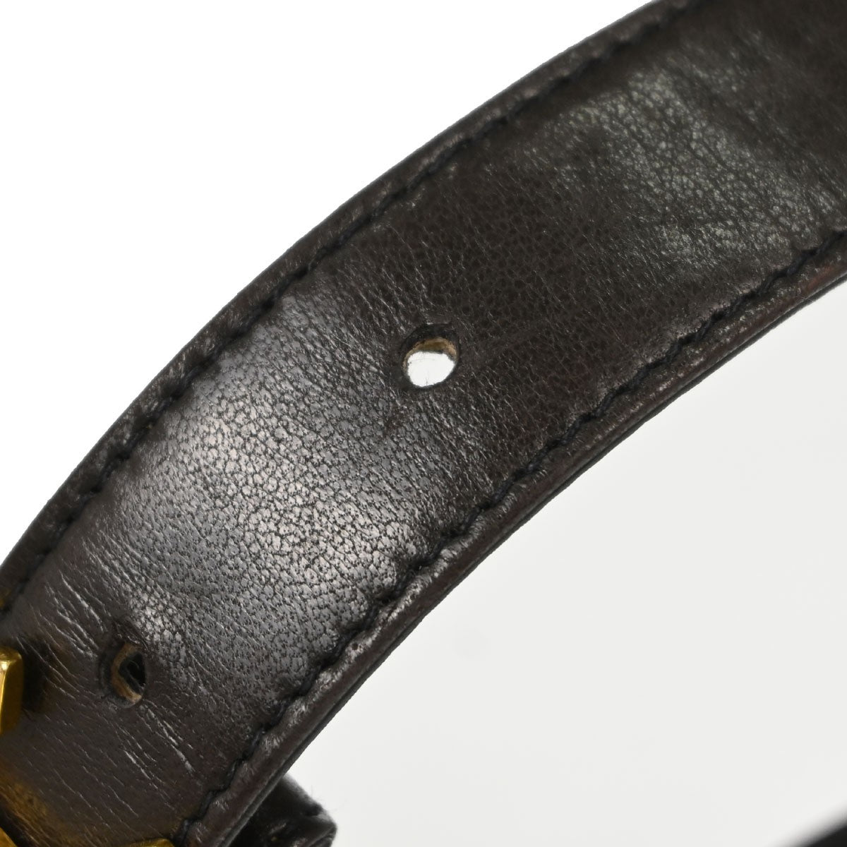 Chanel Cc Turnlock Belt Leather Black Leather Belts Accessory (Pre-Owned)