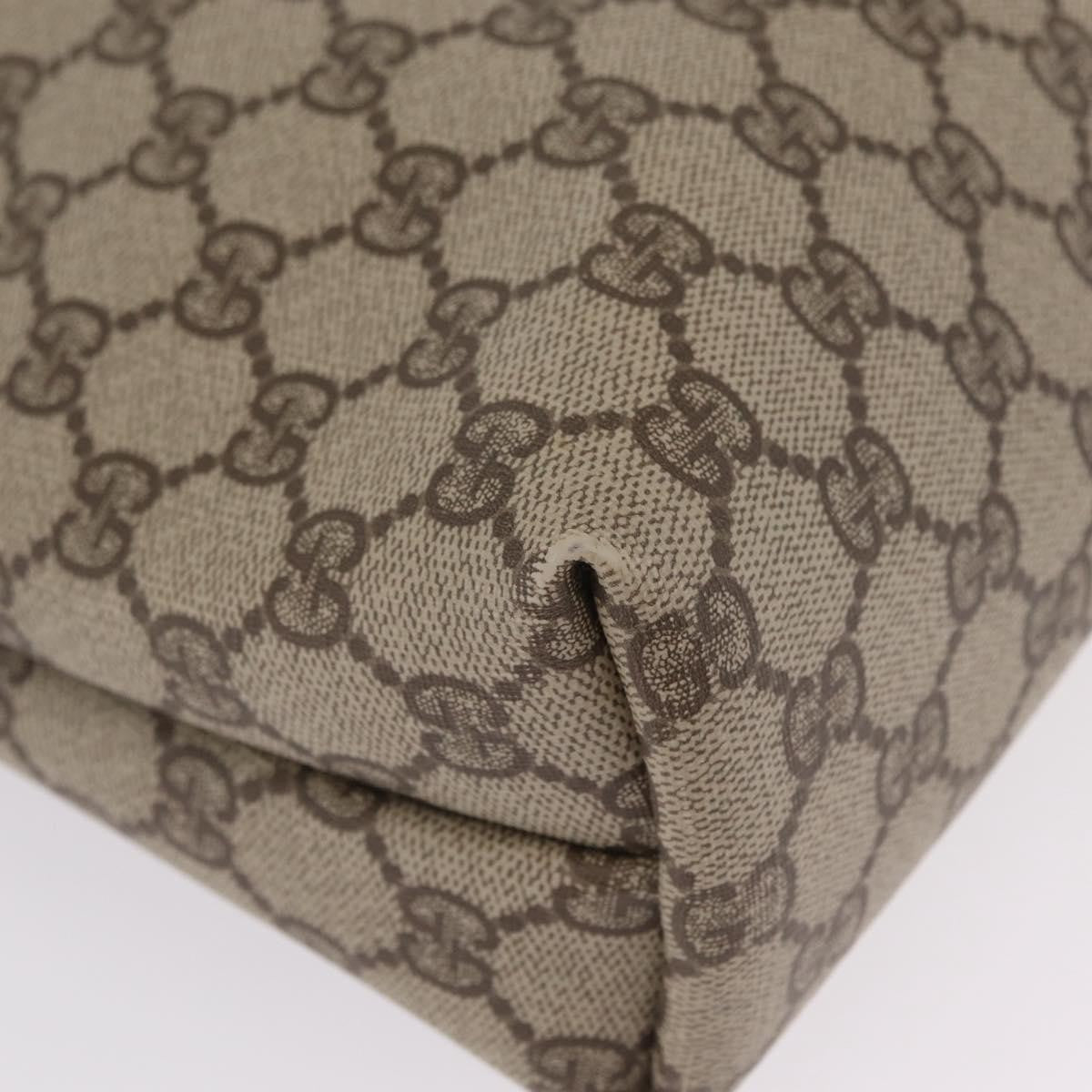 Gucci Vertical Tote Gg Canvas Beige Canvas Tote Bag Bag (Pre-Owned)