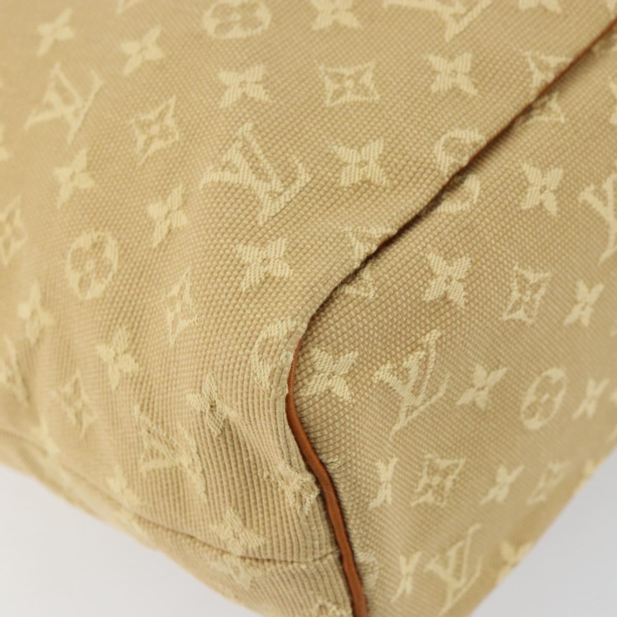Louis Vuitton Lucille Mini Lin Beige Canvas Handbag (Pre-Owned)
