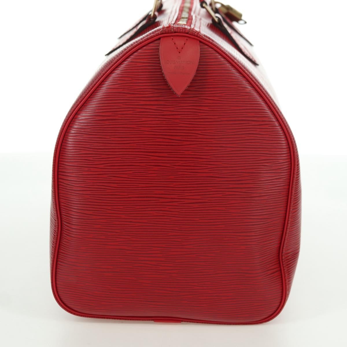 Louis Vuitton Speedy Epi Leather Red Leather Handbag (Pre-Owned)