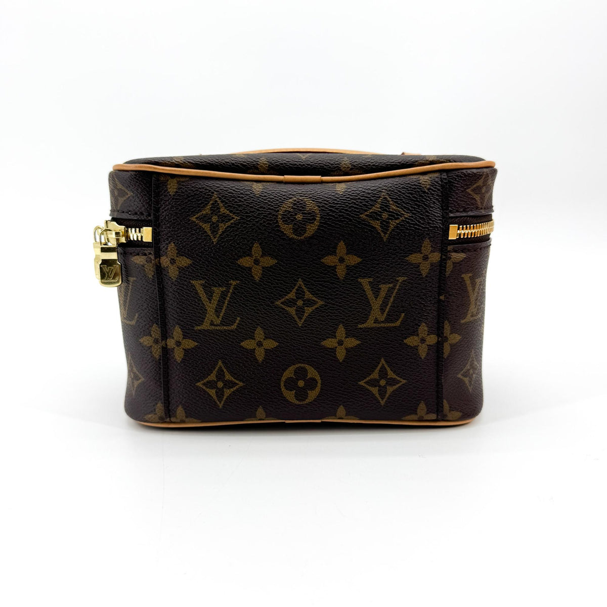 Louis Vuitton Nice Vanity Case Monogram Canvas Brown Canvas Handbag (Pre-Owned)