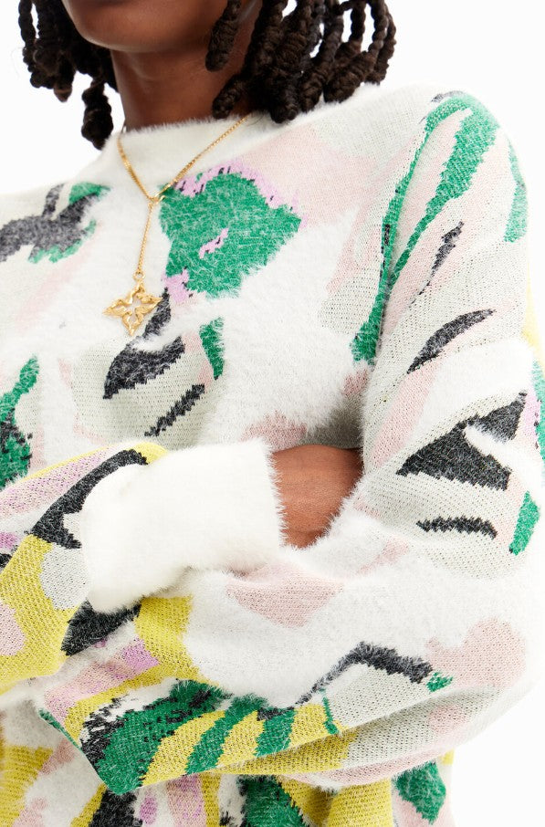 Desigual Oversized Arty Sweater