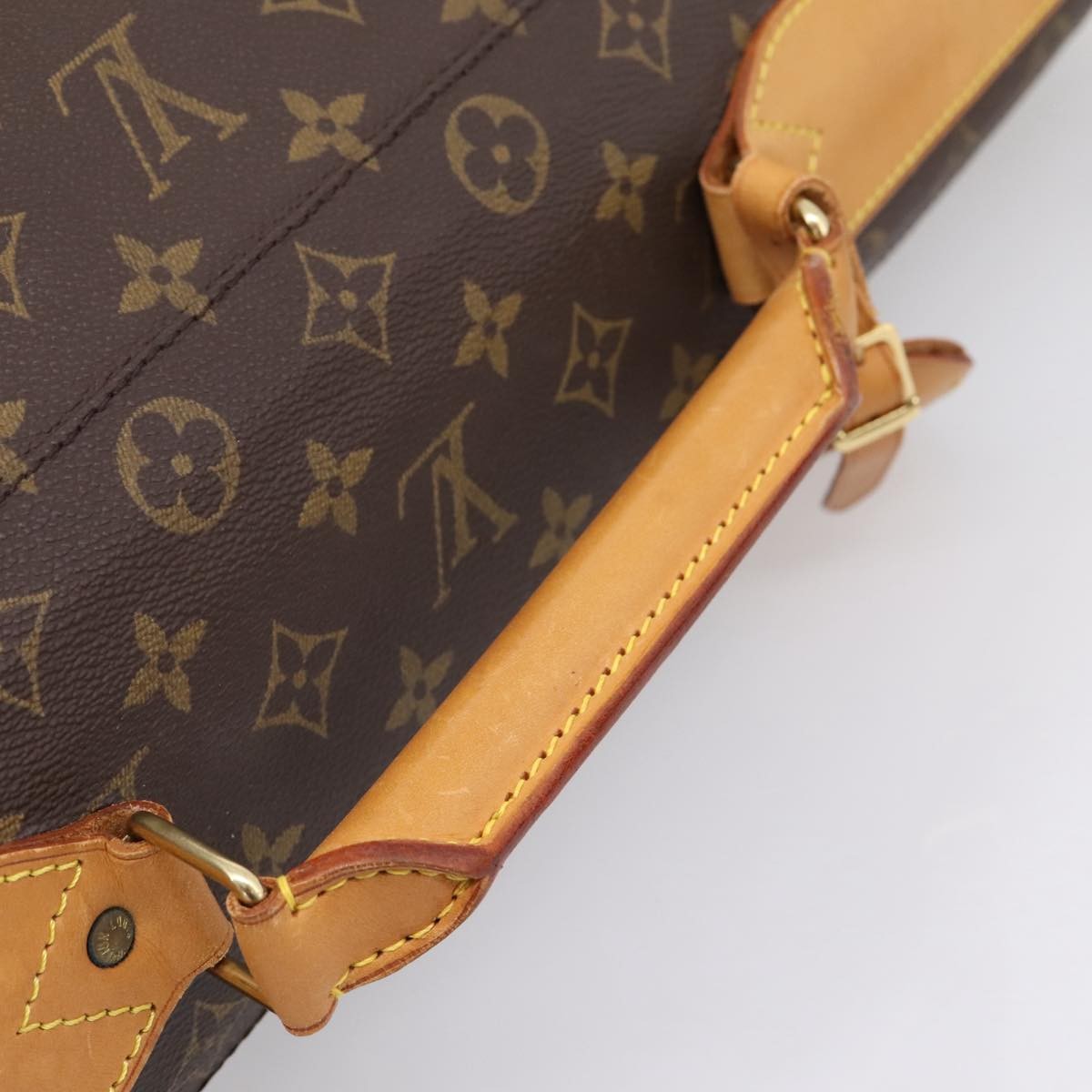 Louis Vuitton Garment Carrier Monogram Canvas Brown Canvas Handbag (Pre-Owned)