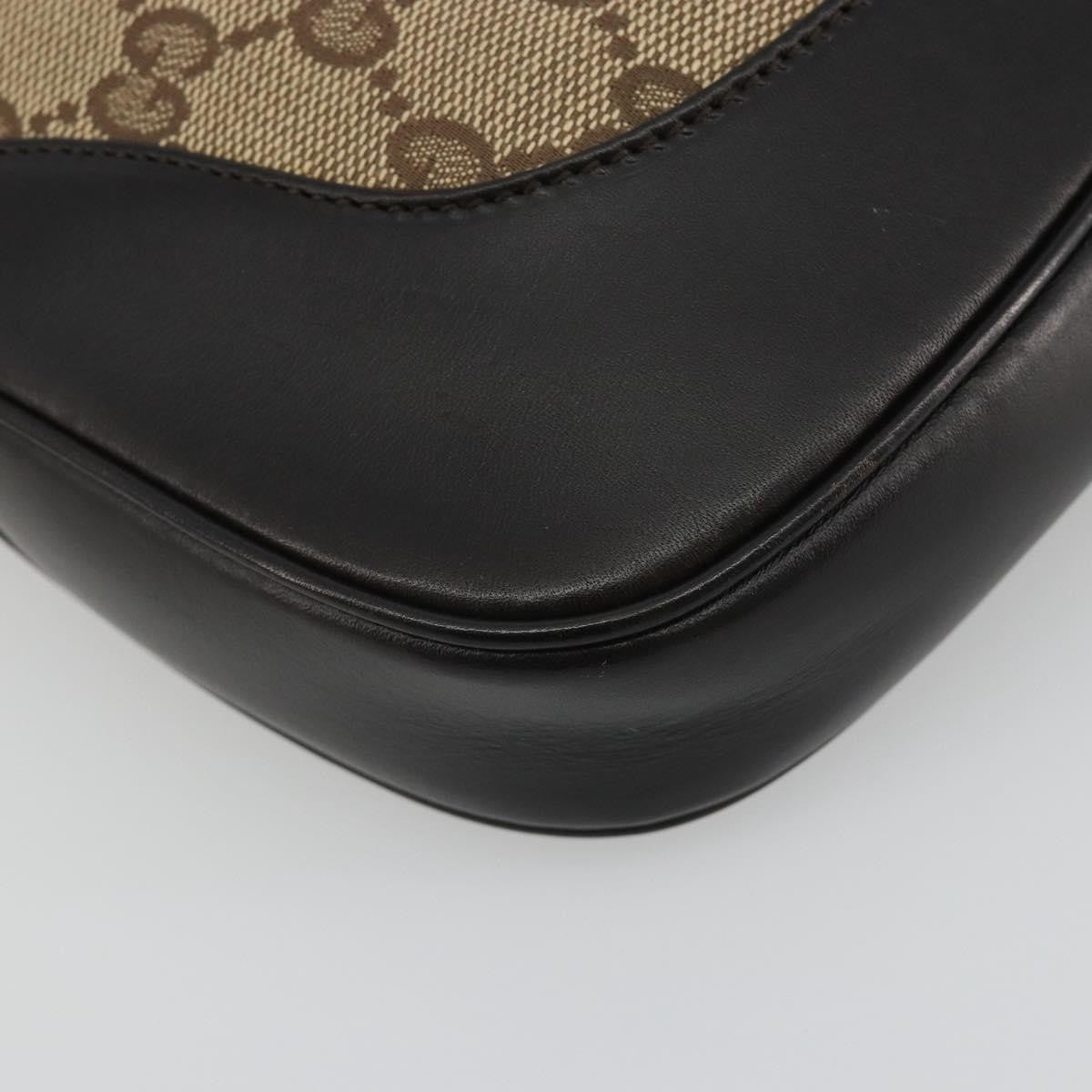 Gucci Web Jackie O Hobo Gg Canvas Beige Canvas Shoulder Bag Bag (Pre-Owned)