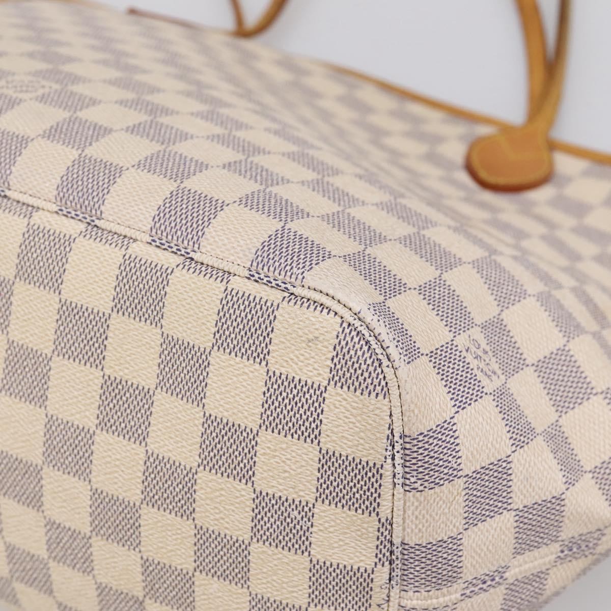 Louis Vuitton Neverfull Damier Beige Canvas Tote Bag Bag (Pre-Owned)