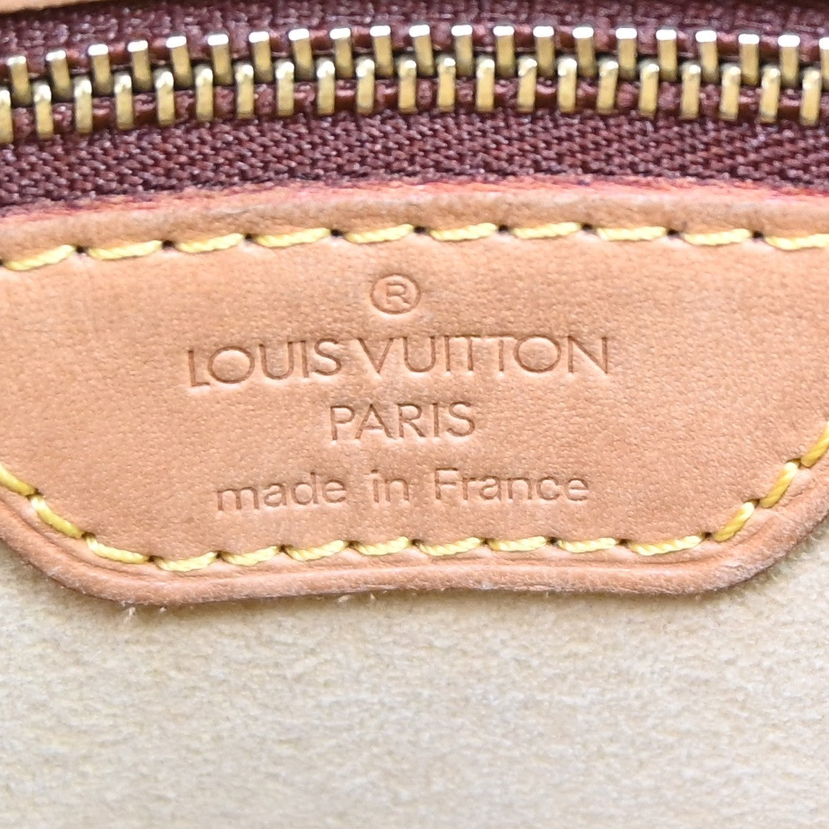 Louis Vuitton Looping Monogram Canvas Brown Canvas Handbag (Pre-Owned)