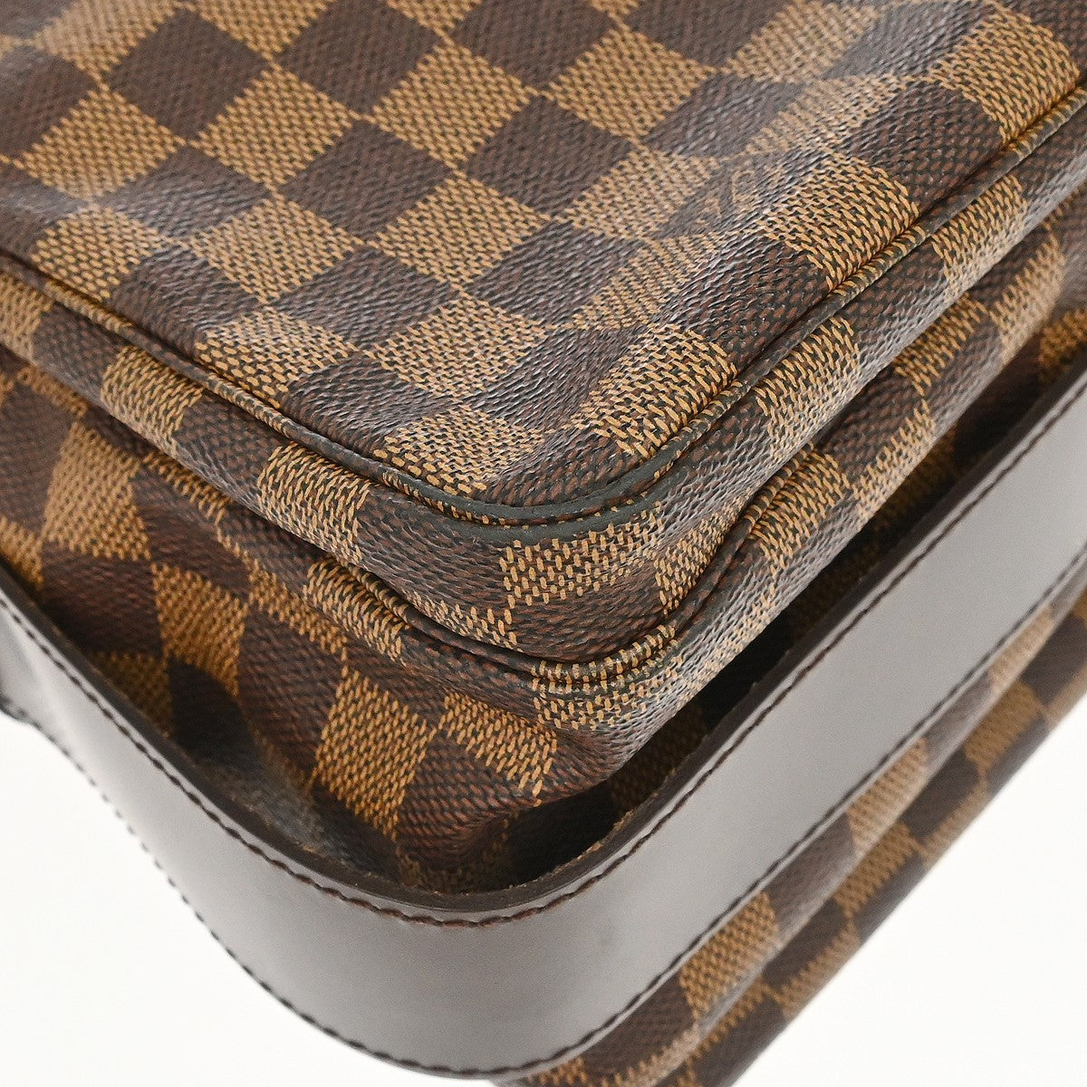 Louis Vuitton Naviglio Damier Ebene Brown Canvas Shoulder Bag Bag (Pre-Owned)