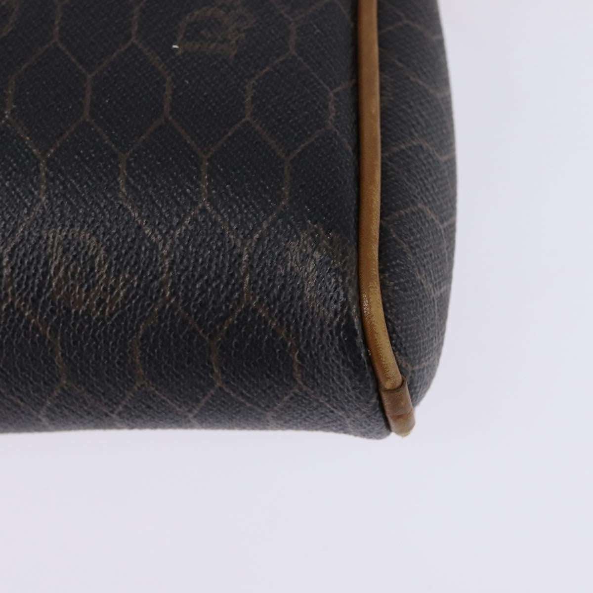 Christian Dior Vintage Honeycomb Canvas Black Canvas Bag (Pre-Owned)