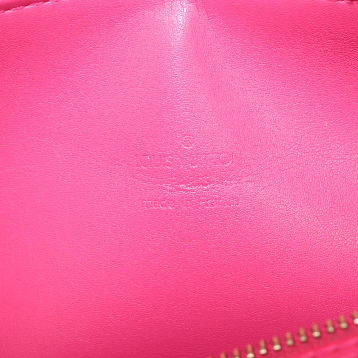 Louis Vuitton Bedford Monogram Vernis Pink Patent_Leather Handbag (Pre-Owned)