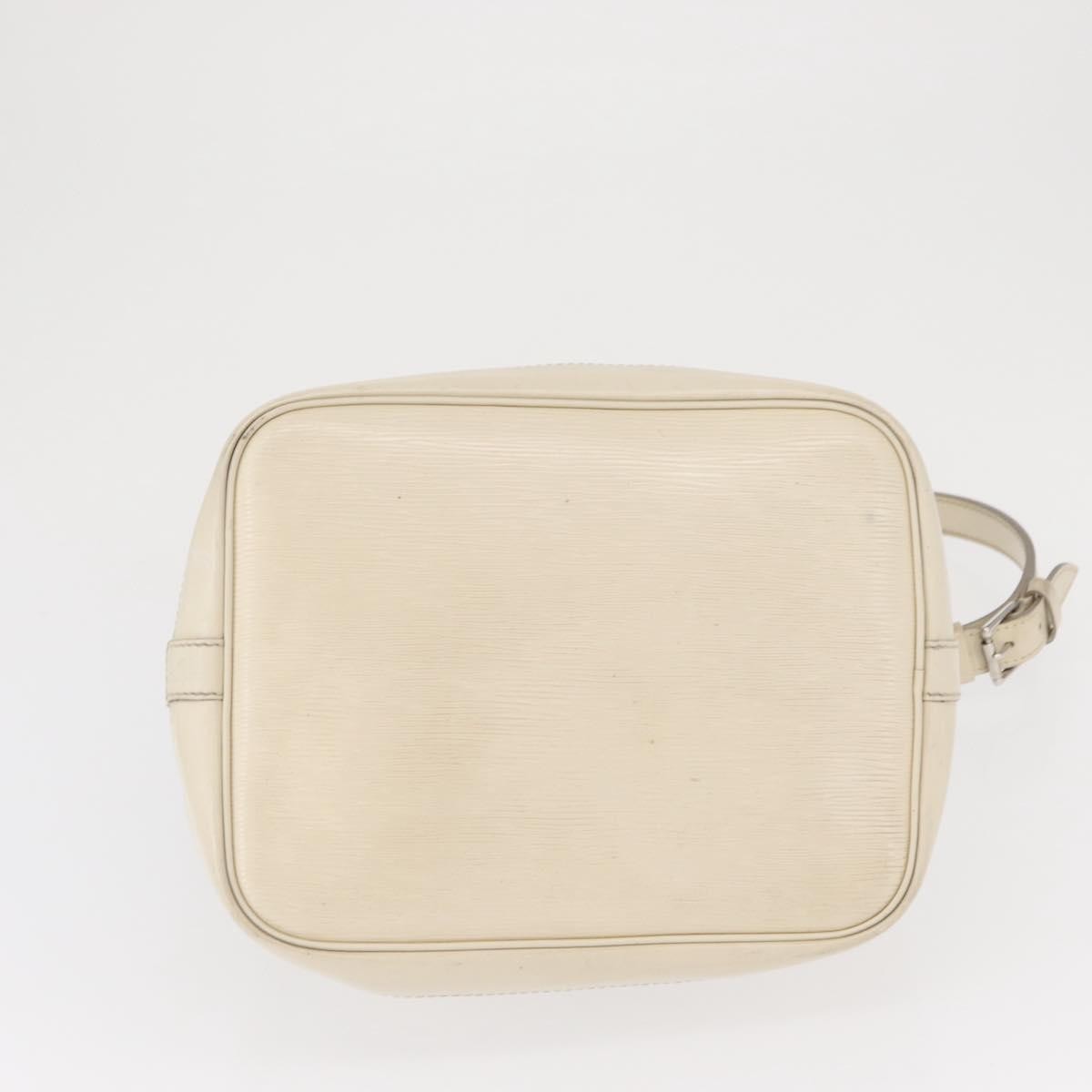 Louis Vuitton Petit Noe Epi Leather White Leather Shoulder Bag Bag (Pre-Owned)