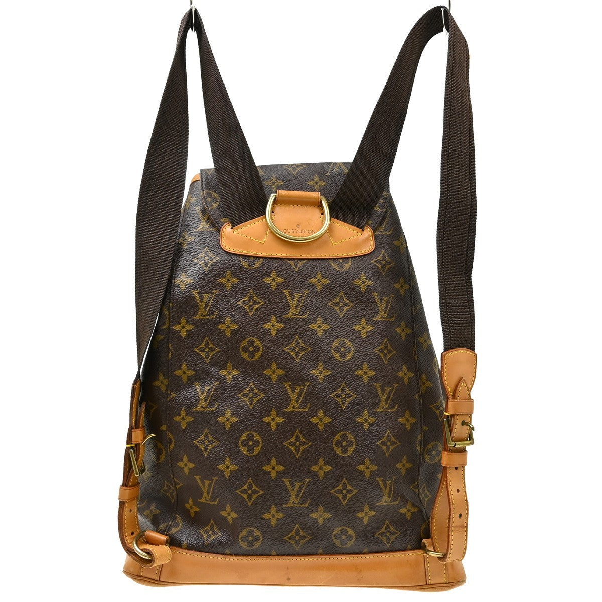 Louis Vuitton Vintage Montsouris Monogram Canvas Brown Canvas Backpack Bag (Pre-Owned)