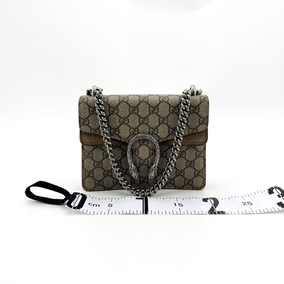Gucci Dionysus Gg Coated Canvas Brown Canvas Handbag (Pre-Owned)