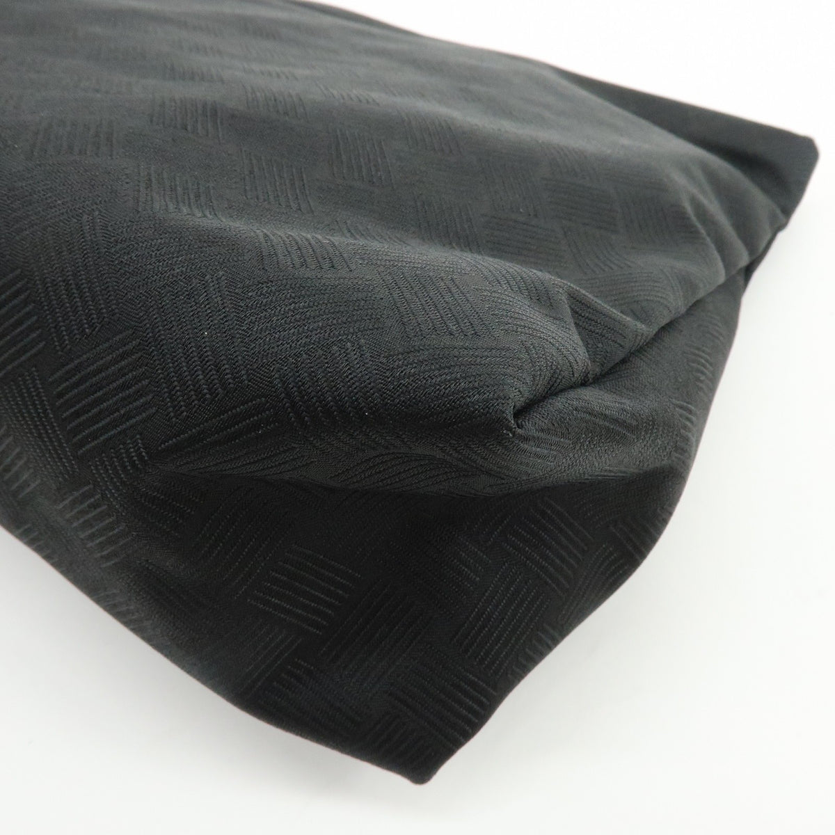 Bottega Veneta Vintage Clutch Nylon Black Nylon Clutche & Pouche Bag (Pre-Owned)