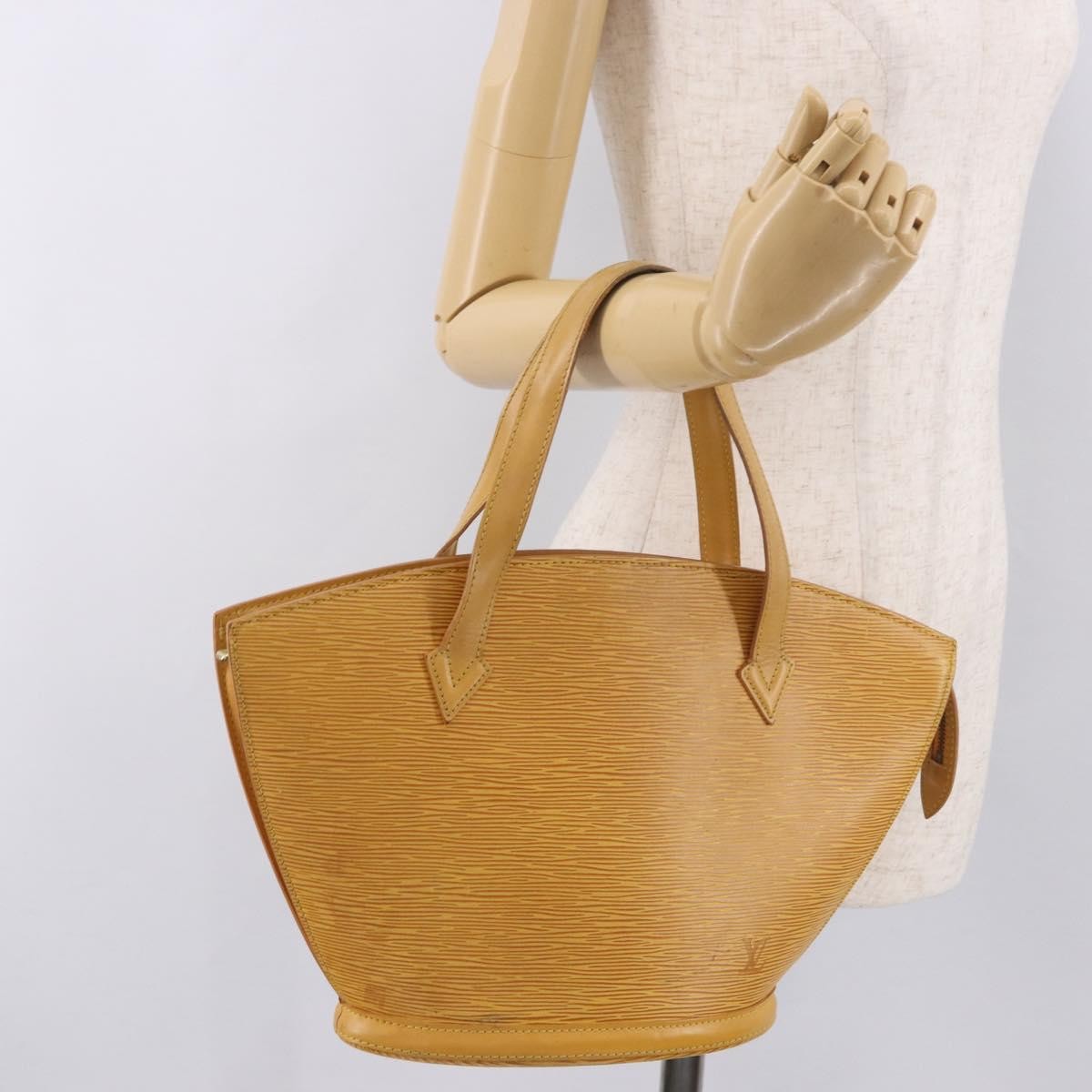 Louis Vuitton Saint Jacques Epi Yellow Leather Handbag (Pre-Owned)