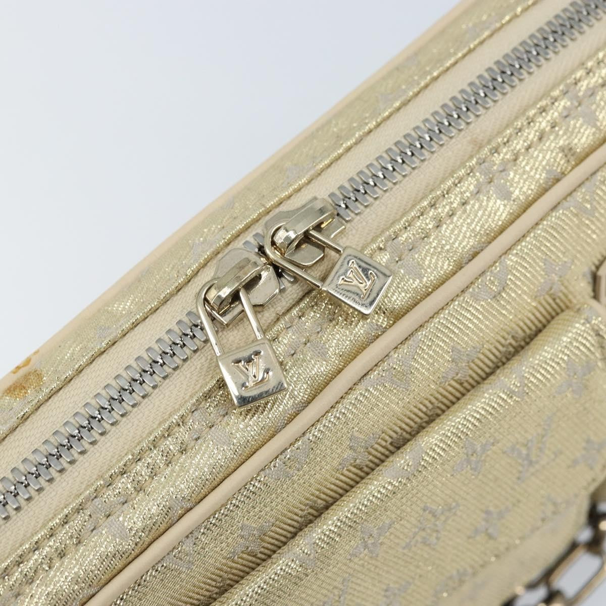 Louis Vuitton Mckenna Mini Lin Gold Canvas Shoulder Bag Bag (Pre-Owned)