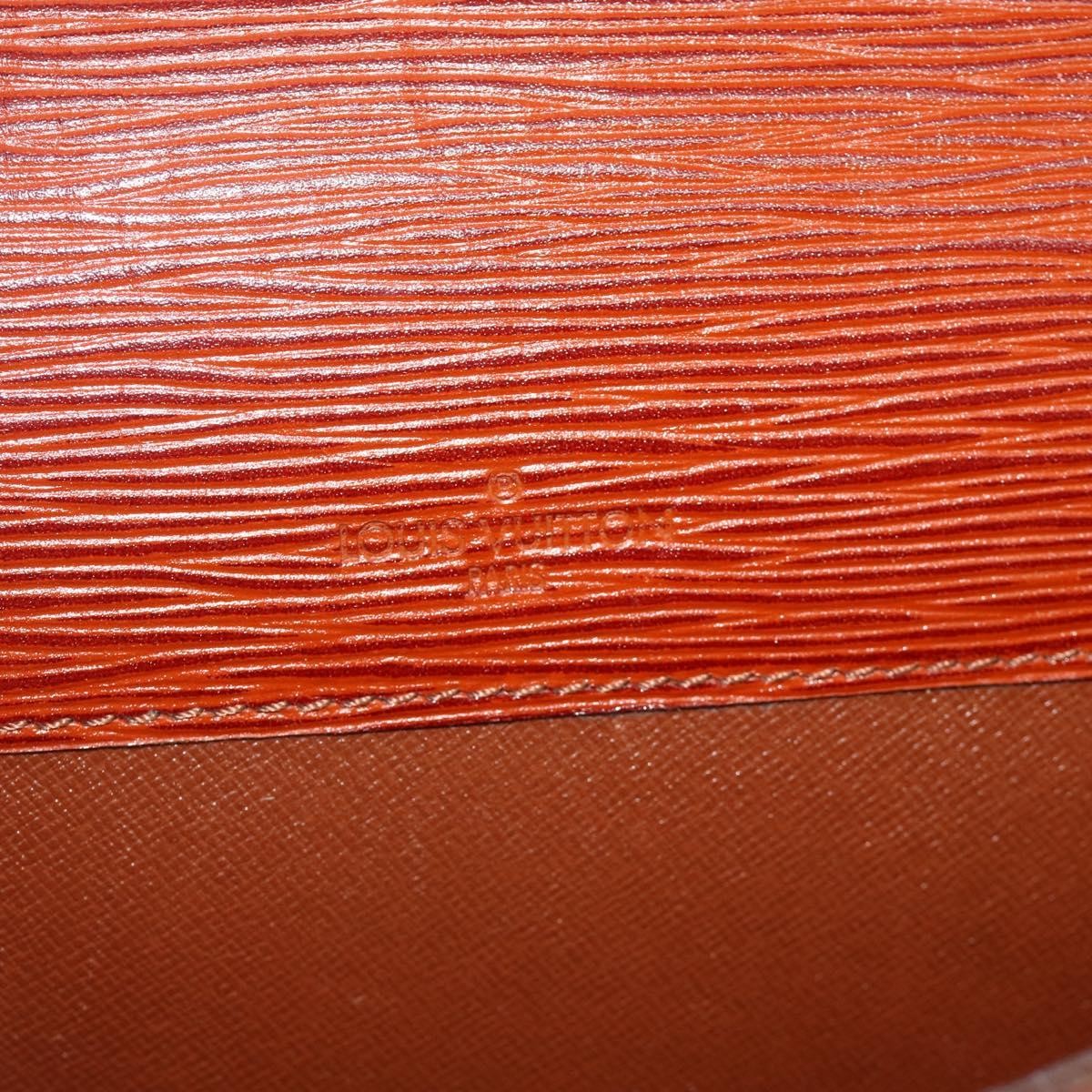 Louis Vuitton Porte-Documents Senateur Epi Leather Brown Leather Clutche & Pouche Bag (Pre-Owned)