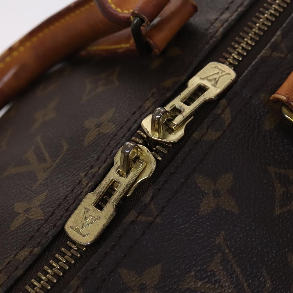 Louis Vuitton Keepall Monogram Canvas Brown Canvas Travel Bag Bag (Pre-Owned)