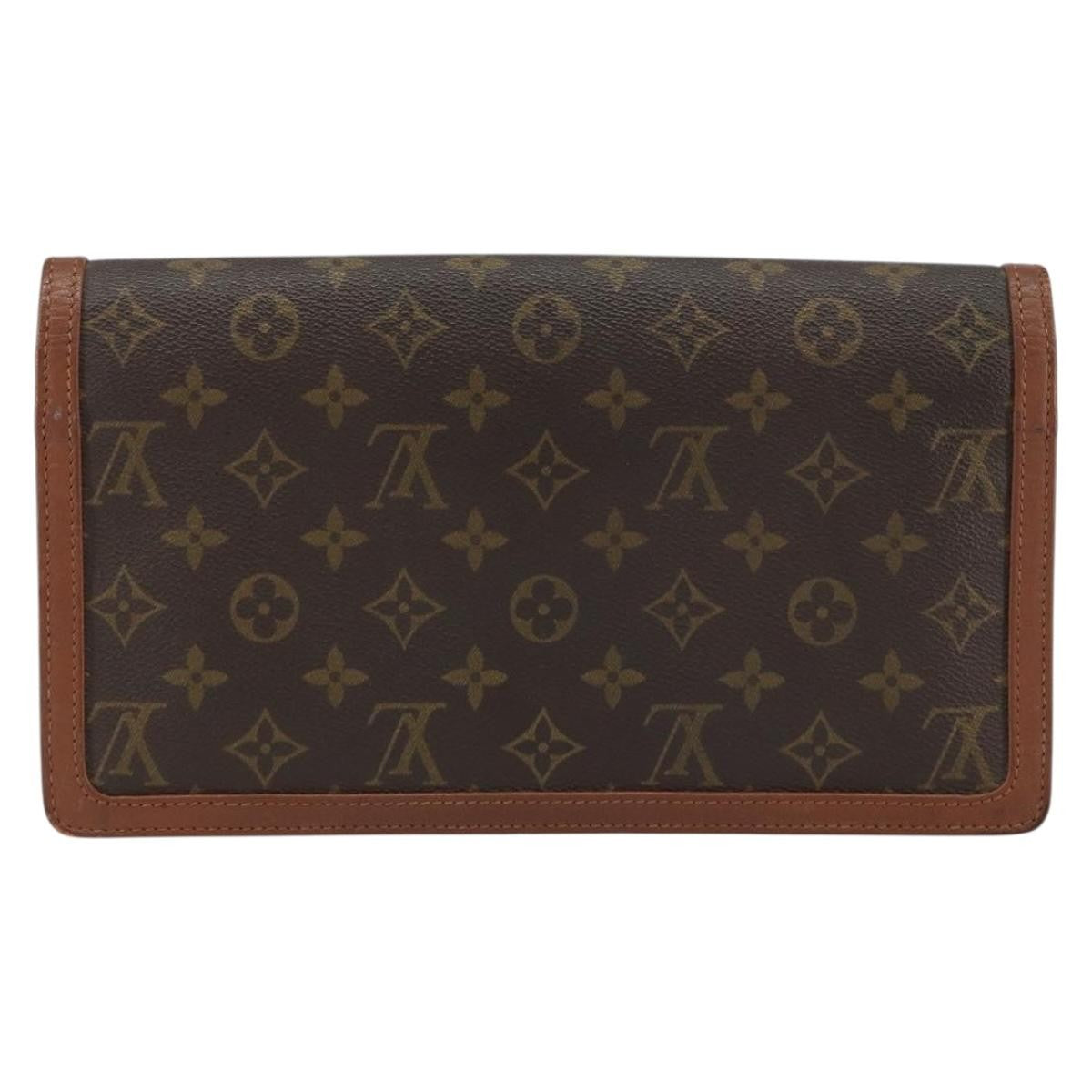Louis Vuitton Dame Pochette Monogram Canvas Brown Canvas Clutche & Pouche Bag (Pre-Owned)