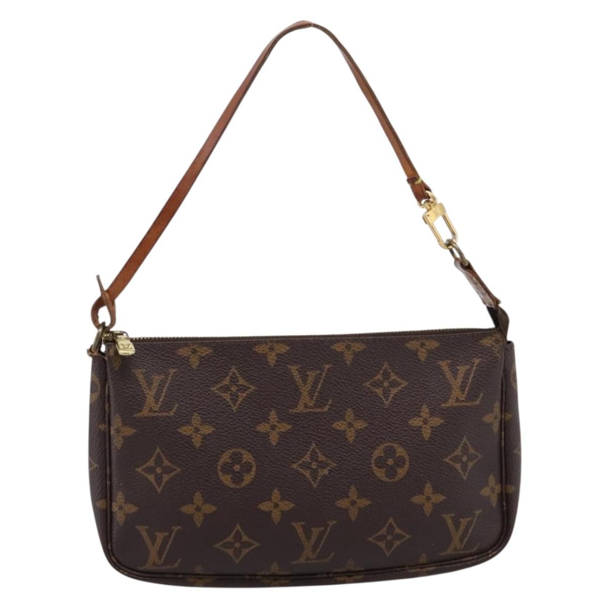 Louis Vuitton Pochette Accessoires Nm Monogram Canvas Brown Canvas Clutche & Pouche Bag (Pre-Owned)