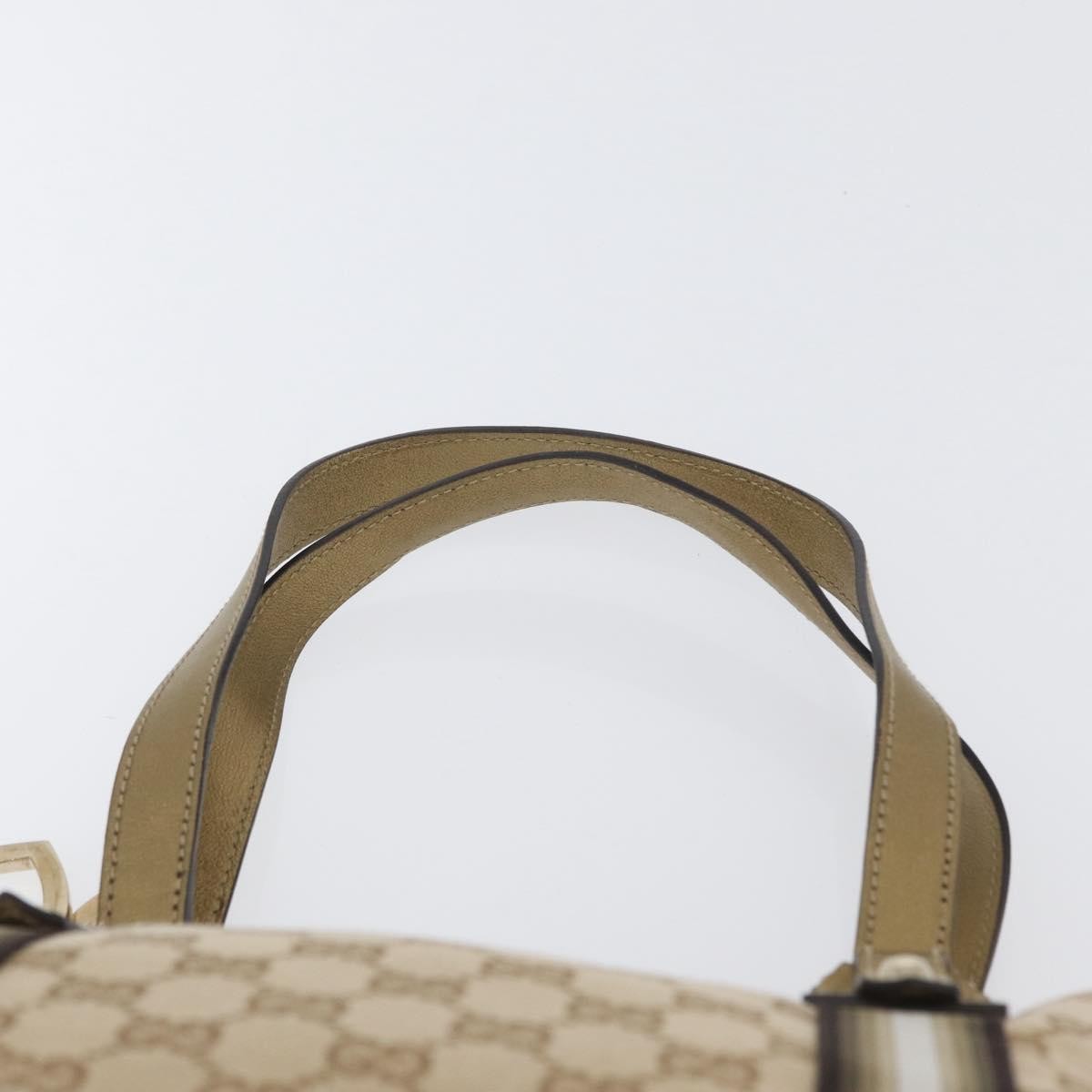Gucci Jolicoeur Gg Canvas Beige Canvas Tote Bag Bag (Pre-Owned)