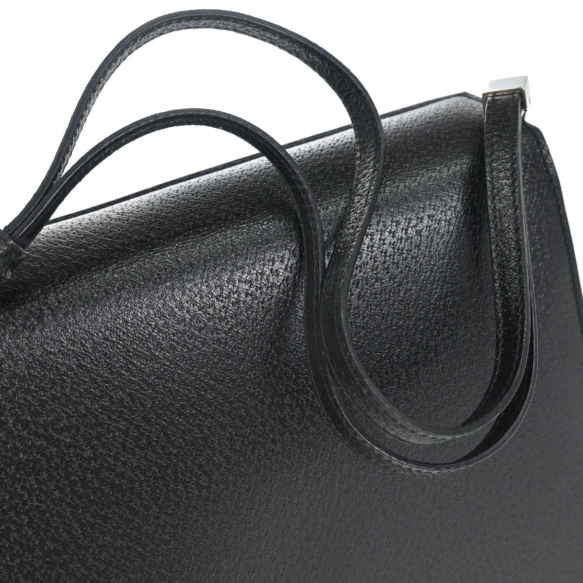 Gucci Vintage Leather Black Leather Shoulder Bag Bag (Pre-Owned)