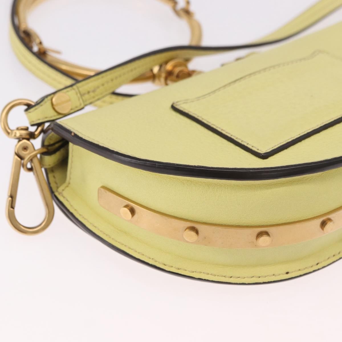 Chloe Nile Leather Yellow Leather Handbag (Pre-Owned)
