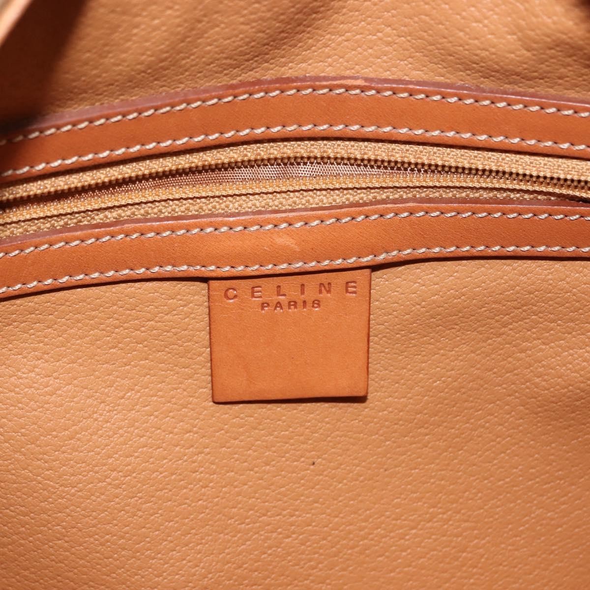Celine Macadam Canvas Brown Canvas Handbag (Pre-Owned)
