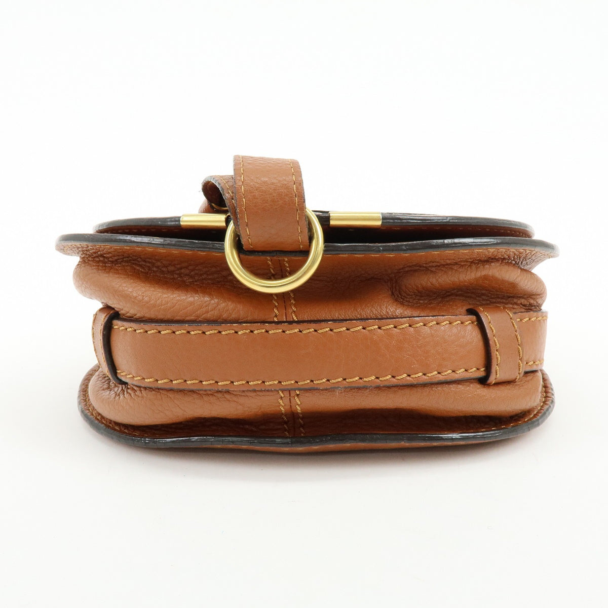Chloe Marcie Leather Brown Leather Crossbody Bag Bag (Pre-Owned)
