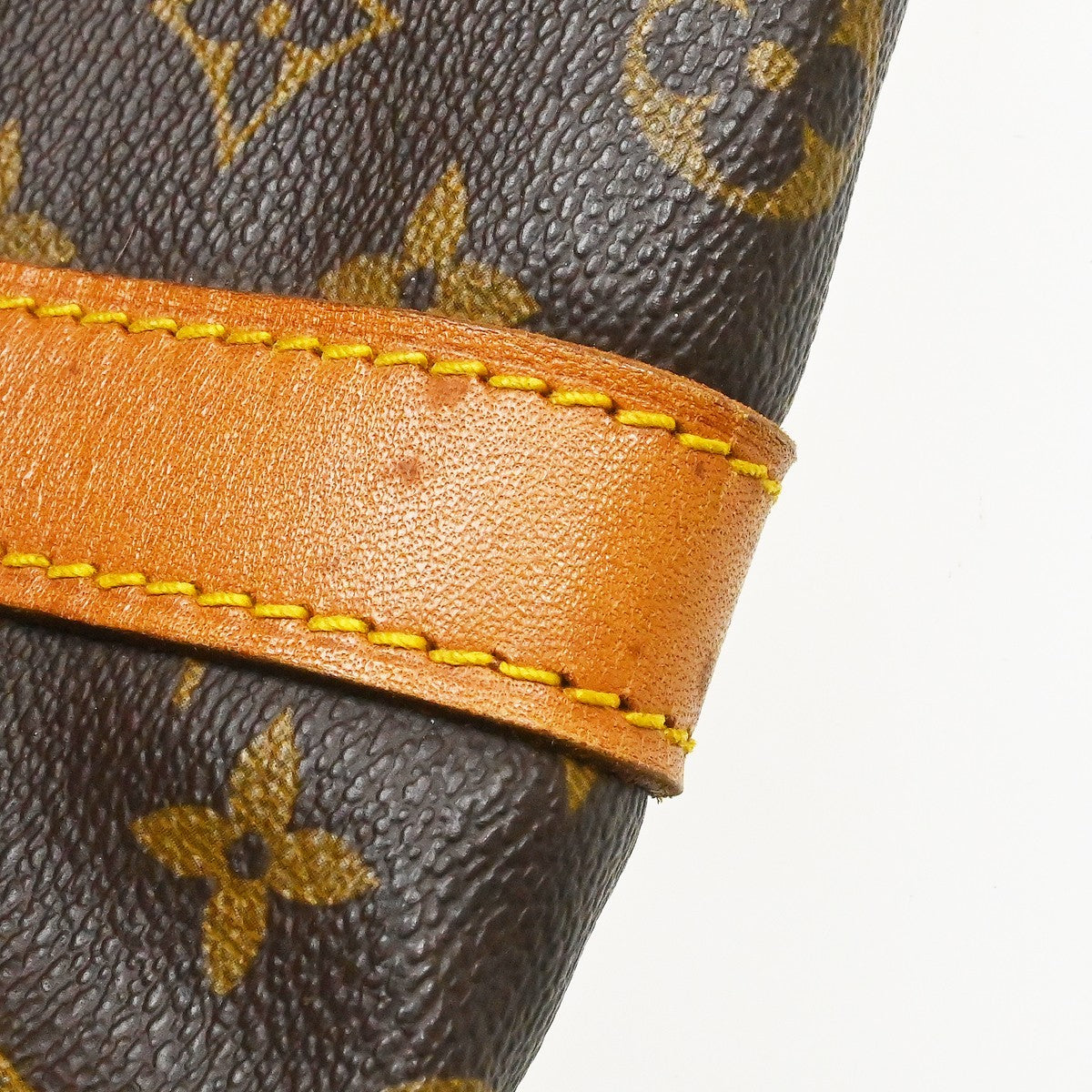 Louis Vuitton Keepall Bandouliere Monogram Canvas Brown Canvas Travel Bag Bag (Pre-Owned)