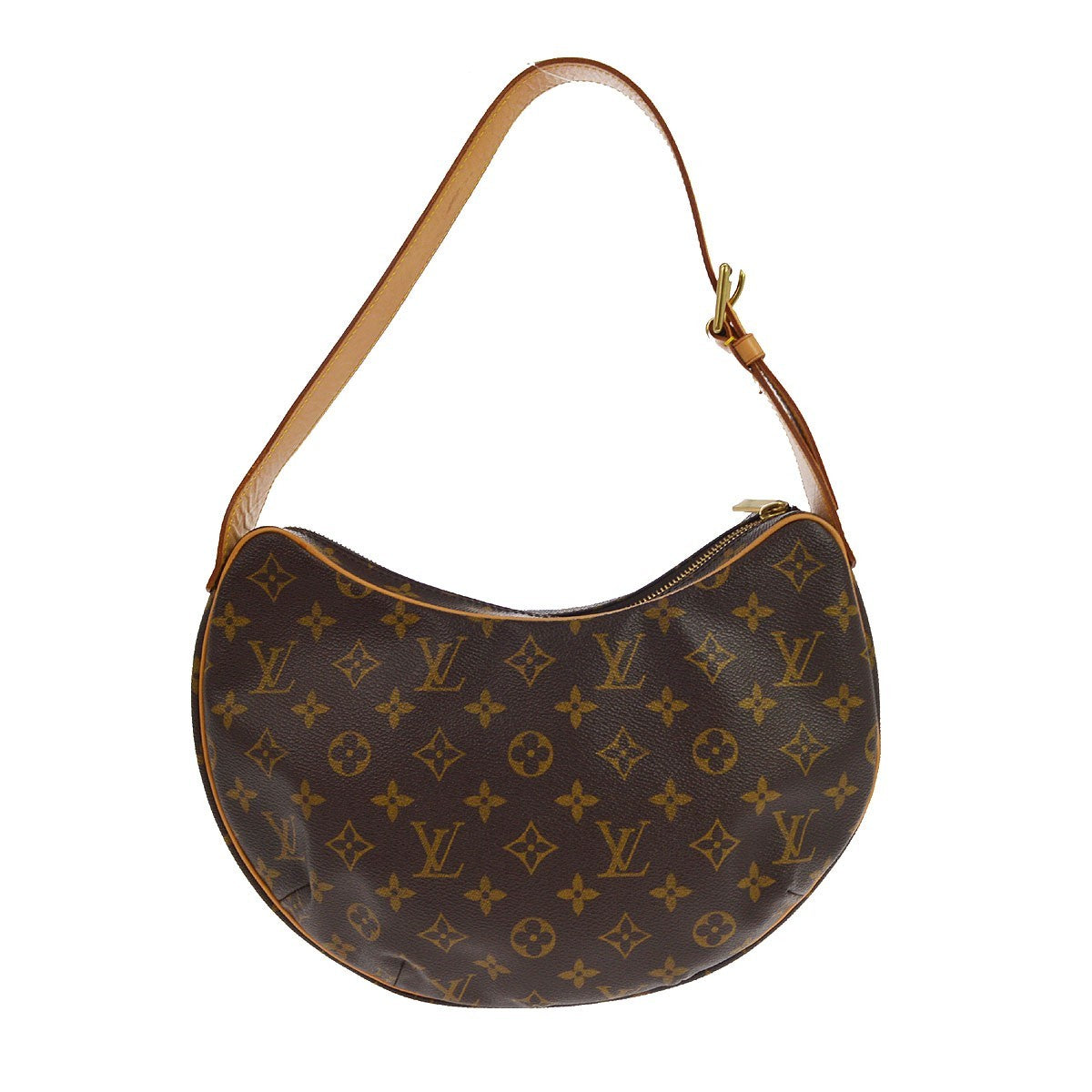 Louis Vuitton Croissant Monogram Canvas Brown Canvas Handbag (Pre-Owned)