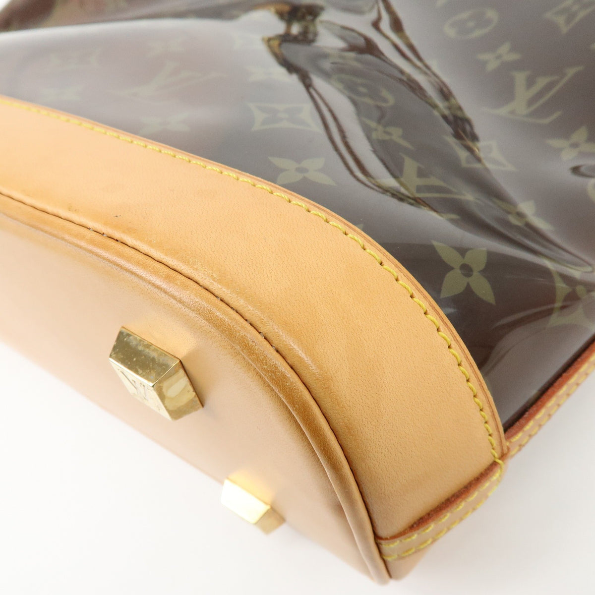Louis Vuitton Sac Ambre Monogram Vinyl Brown Plastic Handbag (Pre-Owned)