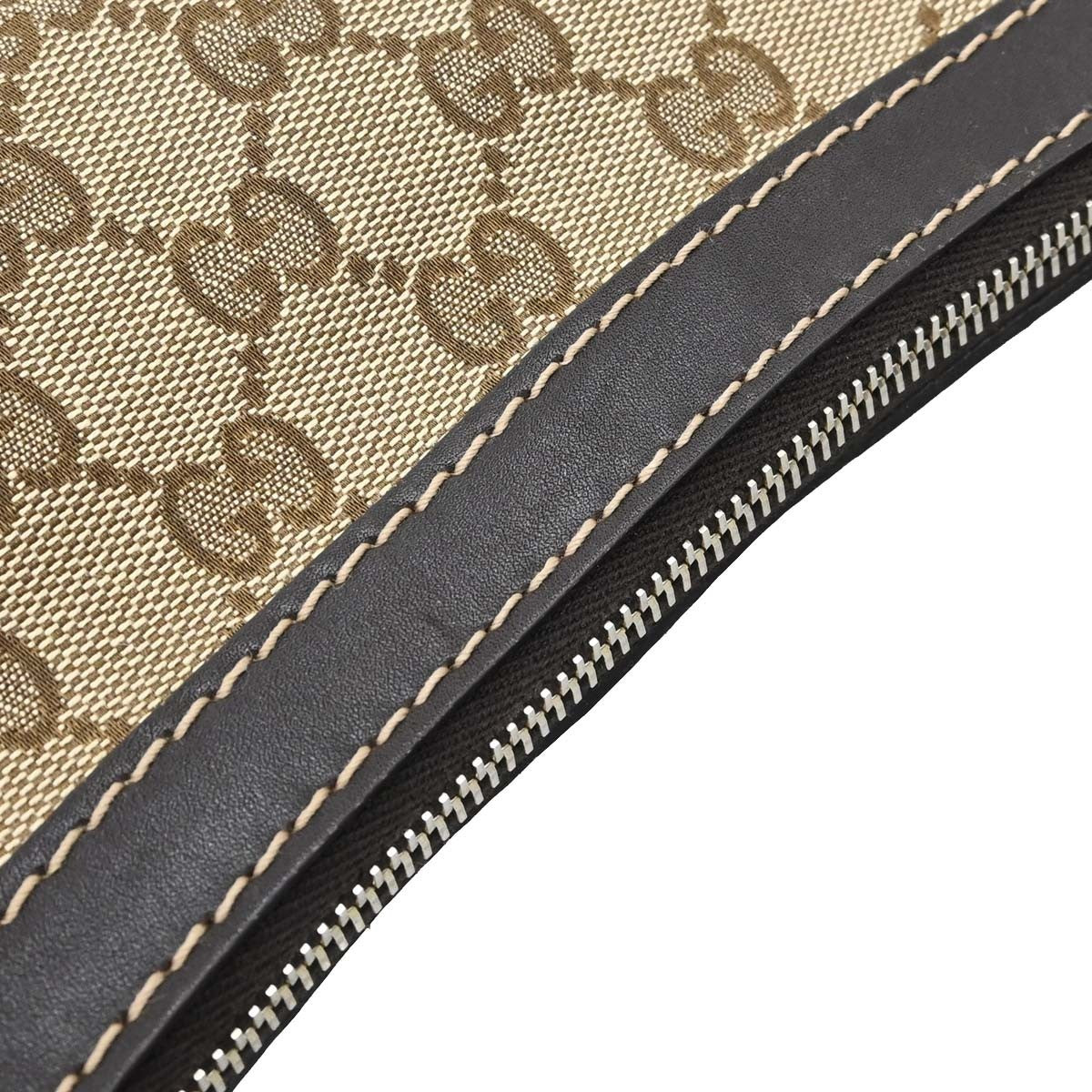 Gucci Mayfair Gg Canvas Beige Canvas Shoulder Bag Bag (Pre-Owned)