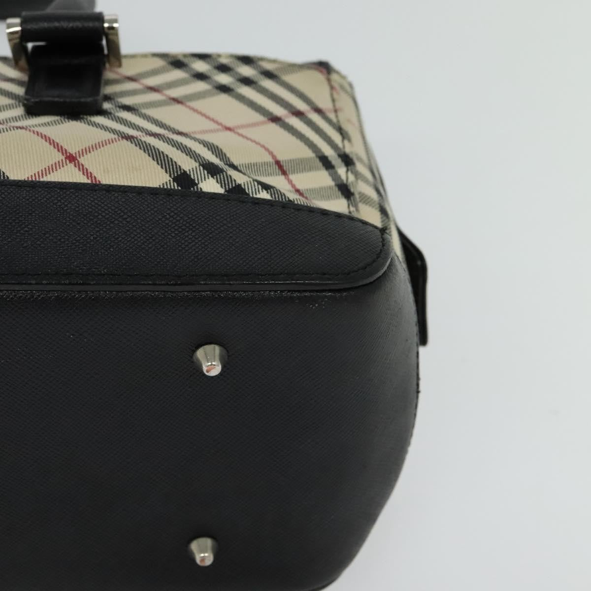 Burberry Nova Check Nova Check Canvas And Leather Beige Canvas Handbag (Pre-Owned)