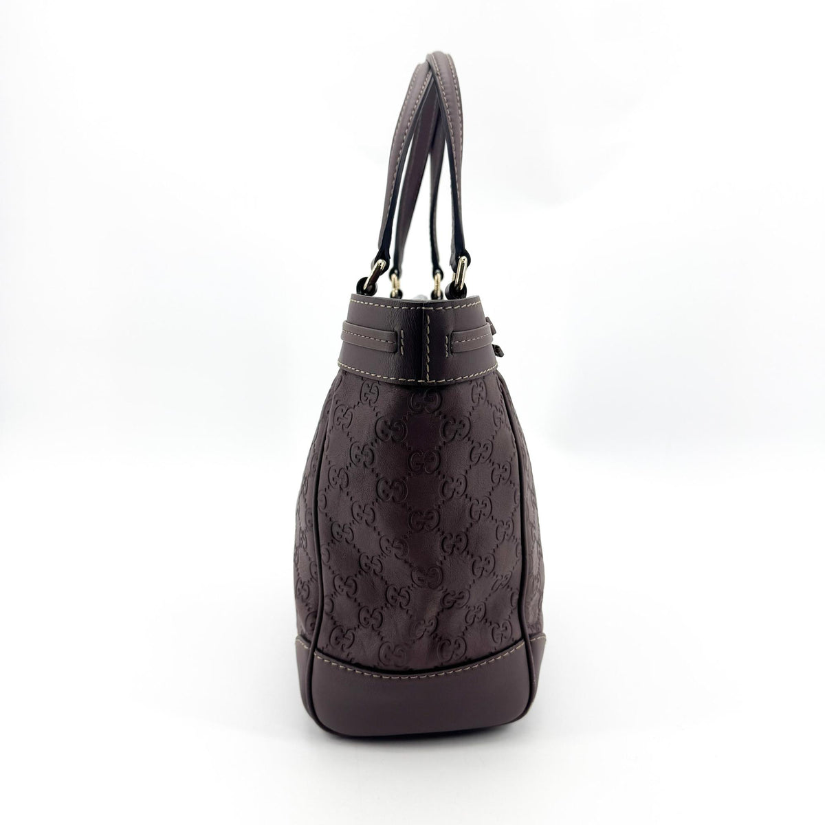 Gucci Mayfair Guccissima Leather Brown Leather Tote Bag Bag (Pre-Owned)