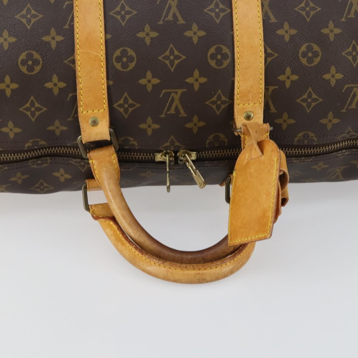 Louis Vuitton Keepall Monogram Canvas Brown Canvas Travel Bag Bag (Pre-Owned)