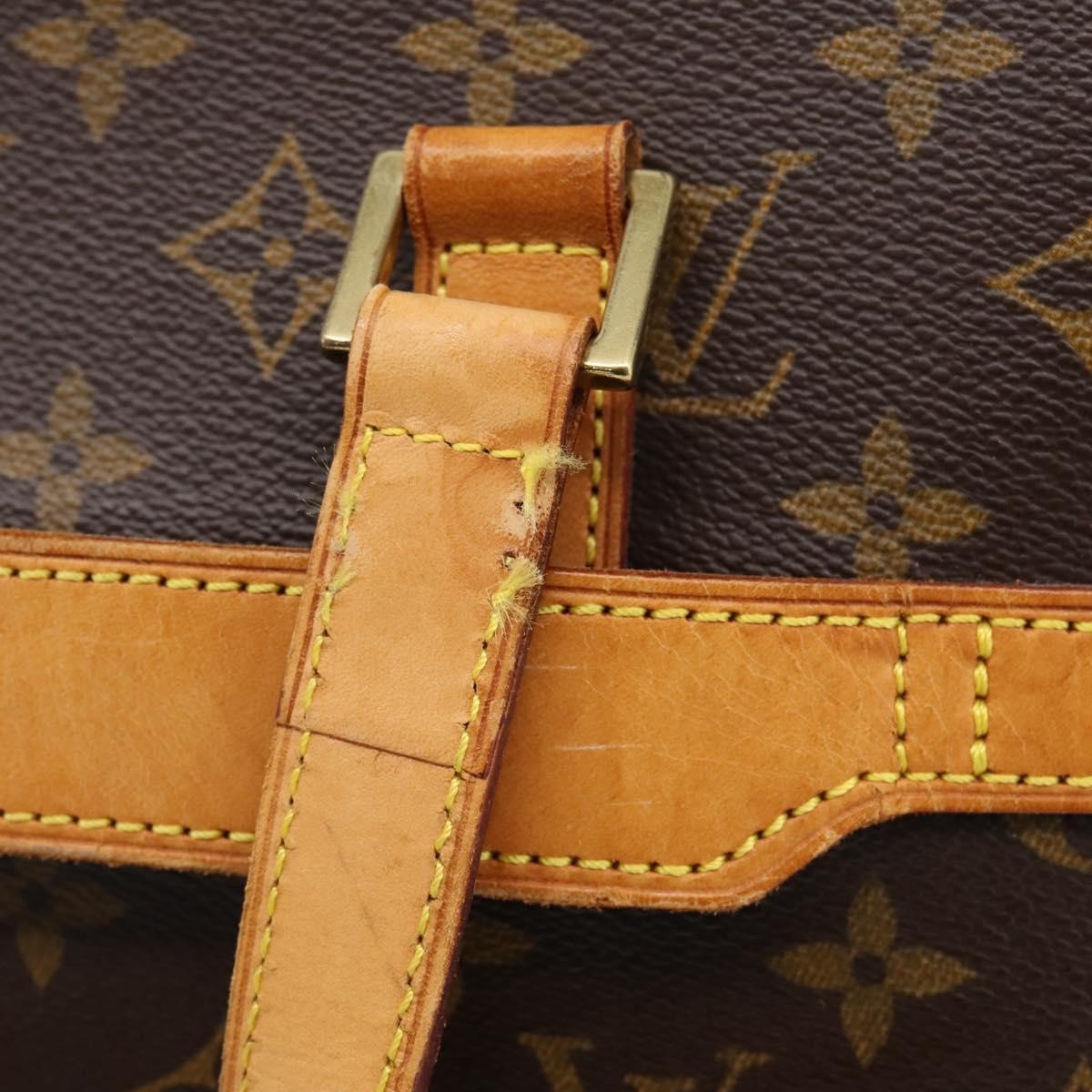 Louis Vuitton Porte-Documents Pegase Monogram Canvas Brown Canvas Handbag (Pre-Owned)